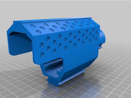 dart zone pro mk 2 nerf barrel attachment mount clanmcfadden 3d print model - Mito3D