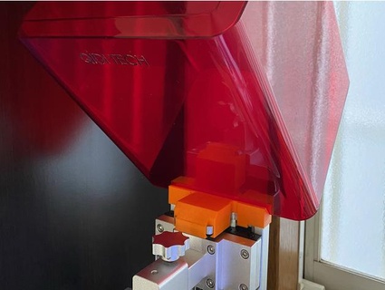 angular acrílico cobrir bainha suporte qidi tech sombra 60 pró nkitani 3d print model - Mito3D