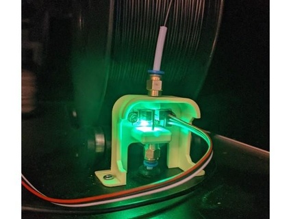 optical filament sensor mounting bracket floopflarp 3d print model - Mito3D