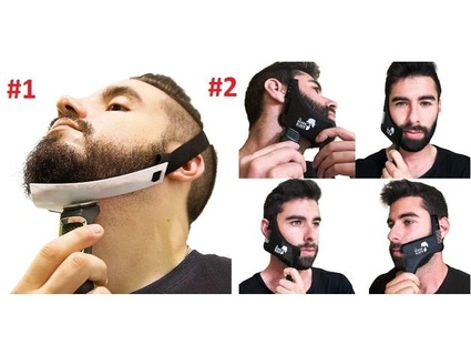 beard shaping styling guide tonycstech 3d print model - Mito3D