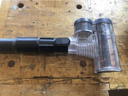 dyson tool 36mm vacuum hose adaptor paulrbarnard 3d print model - Mito3D