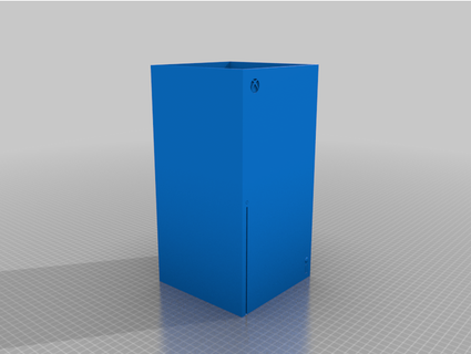 xbox Serie Papier Behälter zylgross 3d print model - Mito3D