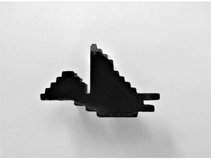 pterodactyl google dinosaur t-rex game my3dprintpro 3d print model - Mito3D