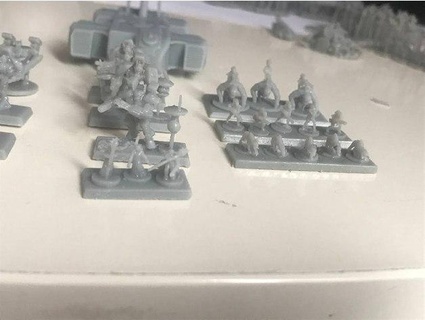 epico tau fanteria pianta morta 3d print model - Mito3D