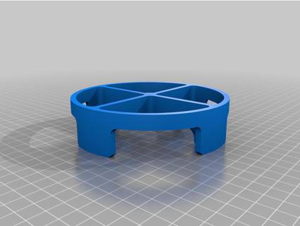 flower pot raiser riq 3d print model - Mito3D