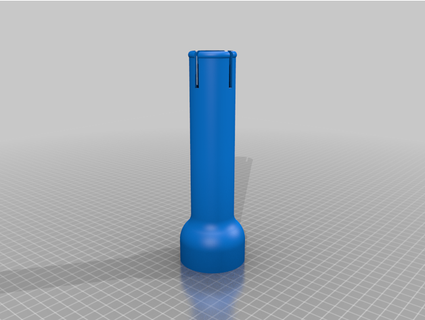 stretch foil granade holder winder theprostage 3d print model - Mito3D