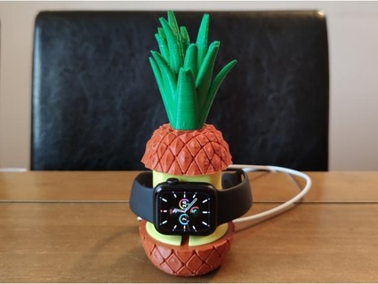 Ananas Apfel sehen Stand Leiter 3d print model - Mito3D