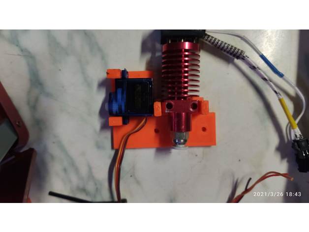 soutien hotend cr10 coureur 3D print model - Mito3D