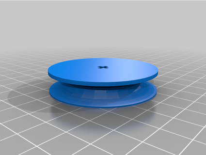 polea rueda Lego compatible cuerda agujero iotaxiii 3d print model - Mito3D