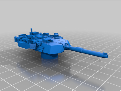 Abrams m1a2c ganimet diş tudon 3d print model - Mito3D