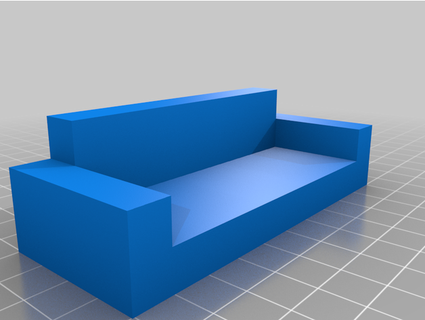 sofa low compatible playmobil toys alexadb 3d print model - Mito3D