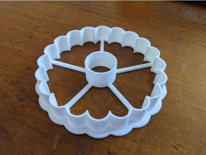 flower cookie cutter wazilion 3d print model - Mito3D