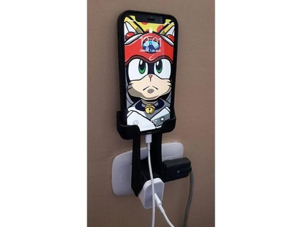 iphone titulaire soutien verticale purumacho 3d print model - Mito3D