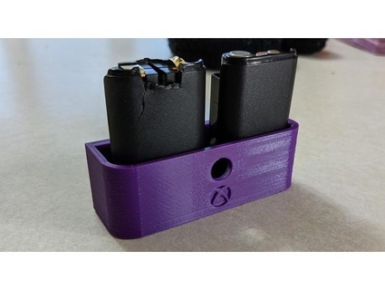xbox 360 bateria pacote parede monte gfreak01 3d print model - Mito3D