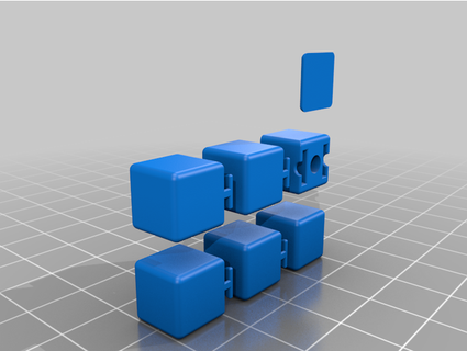 1x2x3 rubik's cubo saulquin 3d print model - Mito3D