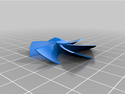 hélice cobrir bainha dc motor lukboss 3d print model - Mito3D