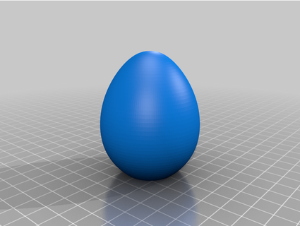 simple egg printing dude 3d print model - Mito3D