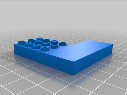 Lego minifigura Webcam plataforma Dividido arquivos astroukulele 3d print model - Mito3D