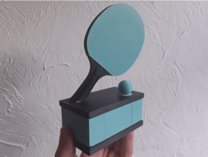 table tennis trophy jamiesaunders01 3d print model - Mito3D