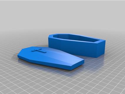 coffin candy frijoles001 3d print model - Mito3D