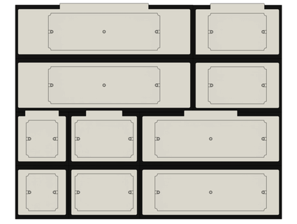 modular Steckbrett System perma proto Steckbretter Arudinne 3d print model - Mito3D