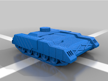 alacorn pesado tanque 6mm sniperteamtango 3d print model - Mito3D