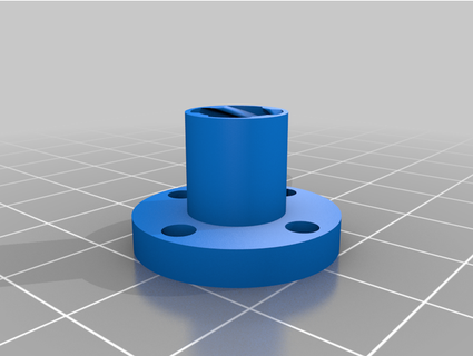 trapezoidal lead screw nut tr8x2-4 sla printers manuelschmitt 3d print model - Mito3D