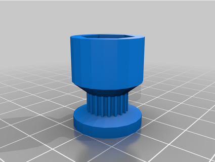 gt2 pulley m8 momoaux 3d print model - Mito3D