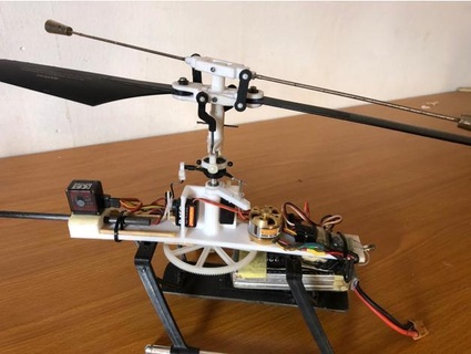 3d printed rc helicopter tomshobby 3d print model - Mito3D