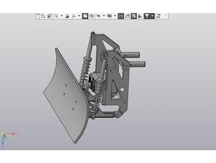 rc Schnee Pflug athlonxp 3d print model - Mito3D