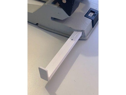leitz 5180 delik yumruk kılavuz bar Perforatör din a4 a5 a6 şerit sürahi 3d print model - Mito3D