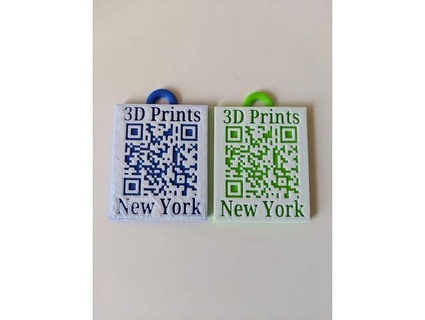 qr codes 3d impressions Nouveau York 3dprintnewyork 3d print model - Mito3D