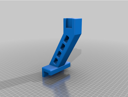 30 Grad Filament Spule Halter Unterstützung Füllstoff anpassbar mdebruijn 3d print model - Mito3D