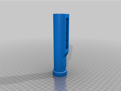 shorter aeg m4 buffer tube saniainen 3d print model - Mito3D