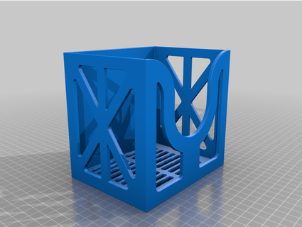 tecido caixa suporte sa3aad 3d print model - Mito3D