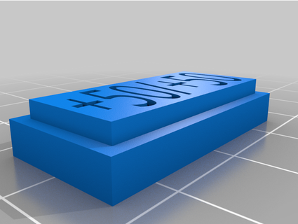 mtg Plus Negativ Zähler Nubbiente 3d print model - Mito3D