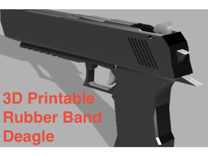 rubber band deagle desert eagle 3d printable thesamco 3d print model - Mito3D