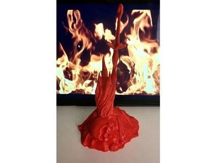 oscuro almas fuego huesos apartado yadotrofo 3d print model - Mito3D