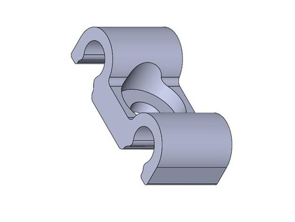 3 16 vehicle brake pipe clips cfin 3d print model - Mito3D