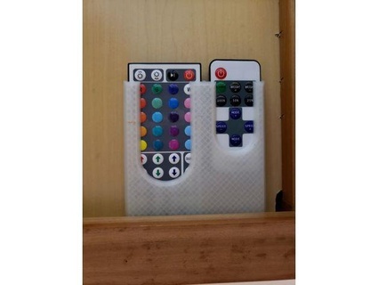 dual led remote holder zsx1000 3d print model - Mito3D