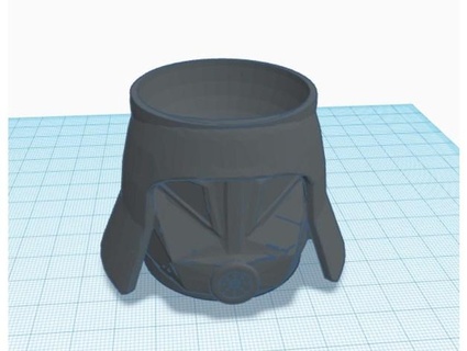dark helmet egg holder rkxone 3d print model - Mito3D