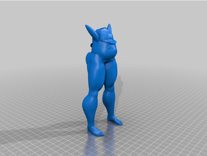 longues jambes détective Pikachu jmhossler 3d print model - Mito3D