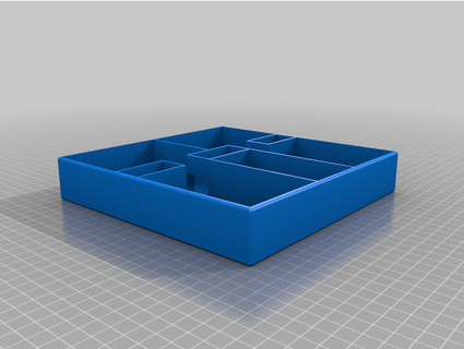 lotr lcg pequeña caja organizador capitán kusanagi 3d print model - Mito3D