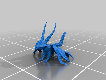 dragon lizard child alexstormnd 3d print model - Mito3D