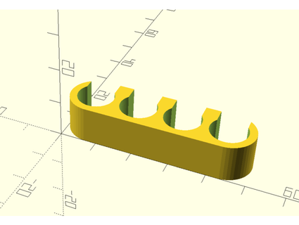 simple cable clip customizable hugofant 3d print model - Mito3D