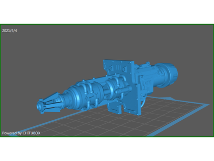 congelación paraca ik escarcha cañón existir arma miniaturas aqu chicopsg 3d print model - Mito3D
