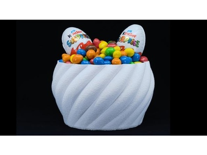 3d printable spiral bowl - vase candy holder lamp roolaid 3d print model - Mito3D