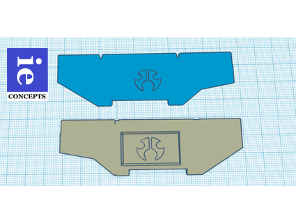 scx24 e1 voll Seite Paneele Prototypen passen Lager Esc dh Konzepte 3d print model - Mito3D