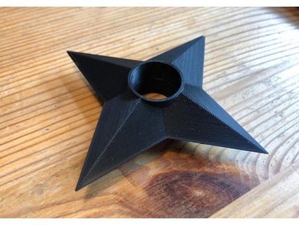 naruto throwing star bautz 3d print model - Mito3D