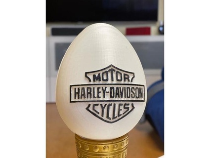 Pasqua uovo Harley davidson rinsewind 3d print model - Mito3D